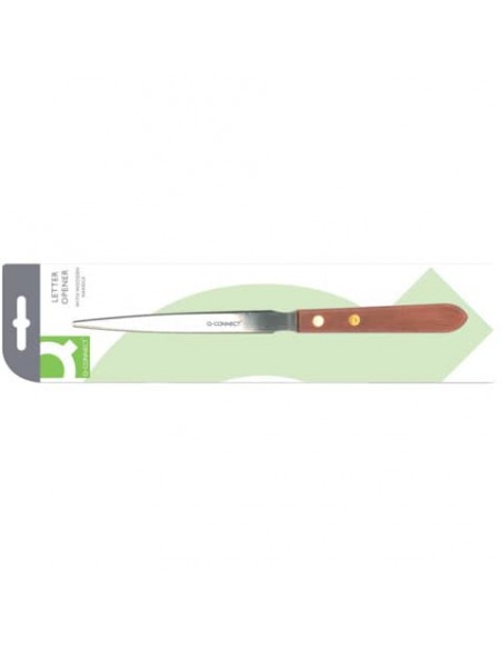 Apribuste tagliacarte Q-Connect acciaio/legno 21