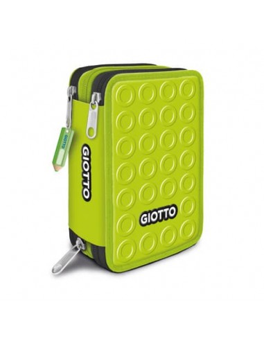 Astuccio Giotto collezione Stilnovo 3 Zip in 3 colori assortiti - F953800