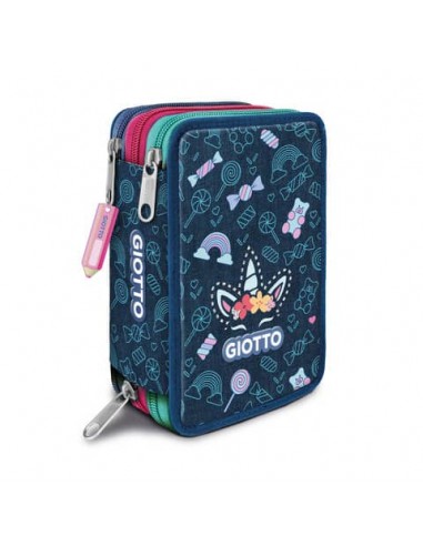 Astuccio Giotto collezione Candy 3 Zip in 3 fantasie assortite - F954000