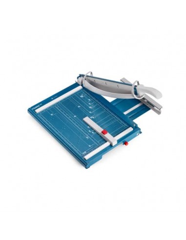 Taglierina a leva Dahle con pressino automatico blu luce 390-4 mm R000565