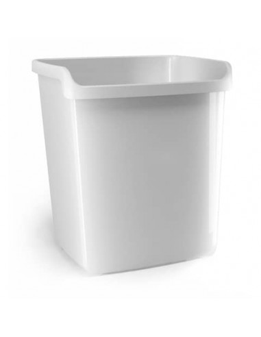 Cestino impilabile ARDA MyDesk 15 litri polipropilene bianco rettangolare 8116B