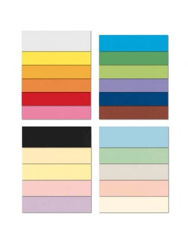 Cartoncini Bristol Favini 25 BRISTOL superficie levigatissima 200 g/m² 50x70 cm giallo sole 53 conf.25 - A35B012