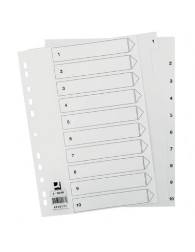 Divisore numerico Q-Connect bianco 22