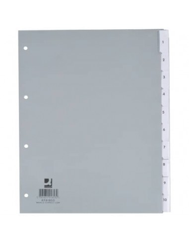 Divisore personalizzabile Q-Connect grigio 24