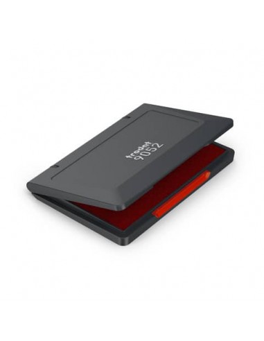Cuscinetto in feltro per timbri Trodat 9052 11x7 cm rosso 56346