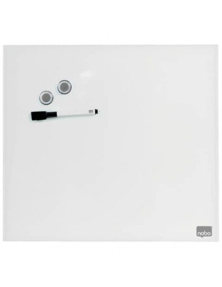 Lavagna bianca magnetica in vetro Nobo Diamond cancellabile 30x30 cm 1903956