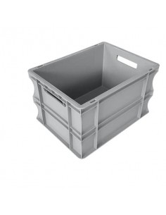 Contenitore per movimentazione in PPL Viso 30x40x23 cm fino a 20 kg grigio E4322/21