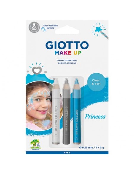Tris tematico di matite cosmetiche GIOTTO bianco