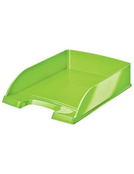 Vaschette portacorrispondenza Leitz WOW in polistirolo A4 verde lime metallizzato - 52263054