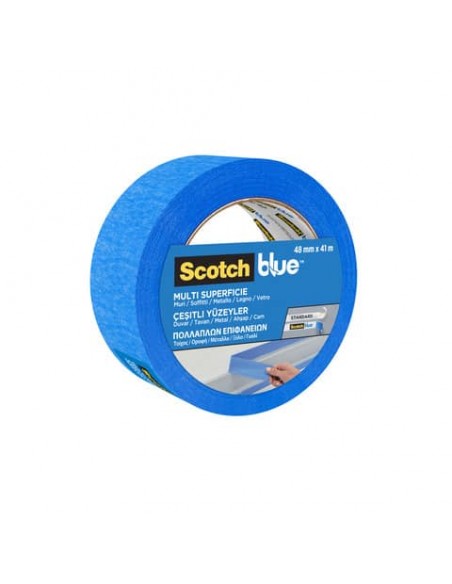 Nastro di mascheratura multisuperficie Scotch® Blue™ 2090 48 mm x 41 m blu - 7100289900