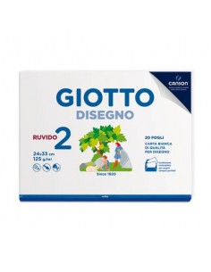 Album da disegno Giotto Disegno 2 125 g - 24x33 cm ruvido 20 fogli 583000