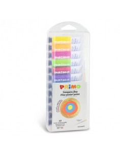 Tempere 12 ml - scatola in polipropilene - 8 tubetti metallizzati