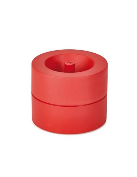 Porta graffette Maul MAULpro - riciclato rosso - Ø 7.3 cm h.6 cm Z710006