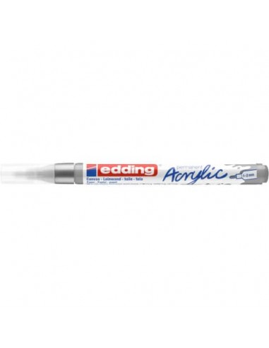 Marcatore acrilico Edding 5300  - punta tonda 1-2 mm tratto fine - argento - E-5300 923