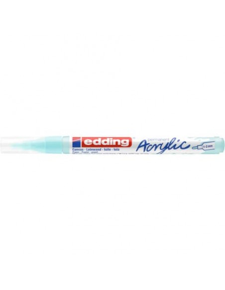 Marcatore acrilico Edding 5300  - punta tonda 1-2 mm tratto fine - azzurro pastello - E-5300 916