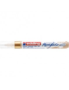 Marcatore acrilico Edding 5100 - punta tonda 2-3 mm tratto medio - oro-prezioso - E-5100 924