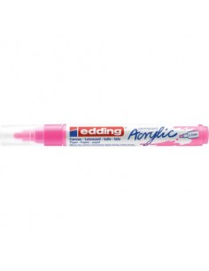 Marcatore acrilico Edding 5100 - punta tonda 2-3 mm tratto medio - rosa-fluo - E-5100 069