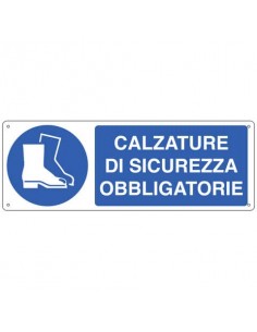 Cartello d'obbligo 35x12