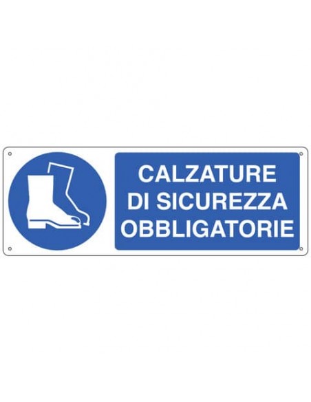 Cartello d'obbligo 35x12