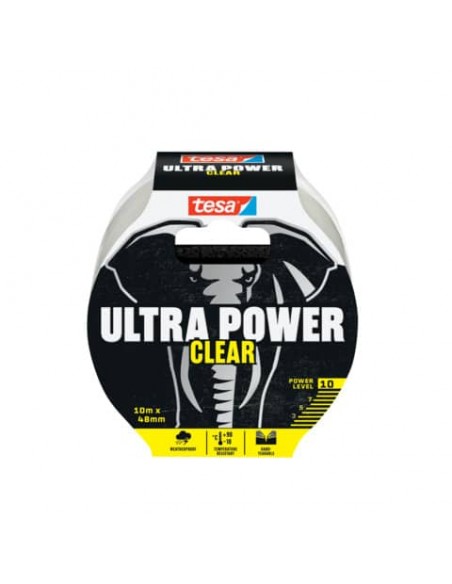 Nastro adesivo tesa Ultra Power Clear Repairing in polietilene trasparente 48 mm x 10 m - 56496-00000-01