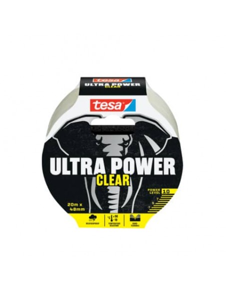 Nastro adesivo tesa Ultra Power Clear Repairing in polietilene trasparente 48 mm x 20 m - 56497-00000-01