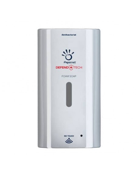 Dispenser antibatterico No Touch per cartuccia di sapone in schiuma Defend Tech - 25x12x13