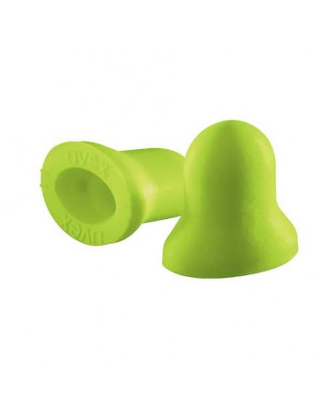 Capsule di ricambio per tappi auricolari monouso xact-fit Uvex lime - Conf. 250 paia - 2124002