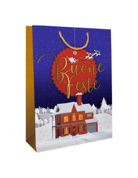 Shopper Natalizia Premium ''Buone feste'' Biembi 25