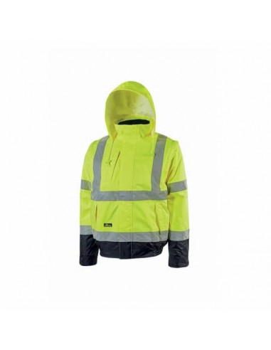 Giubbotto bomber alta visibilita' Crafty Yellow Fluo U-Power taglia M HL158YF-M