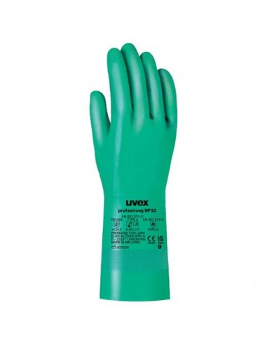 Guanti protettivi PROFASTRONG NF33 - rischi chimici - verde Uvex TG. 8 6012202