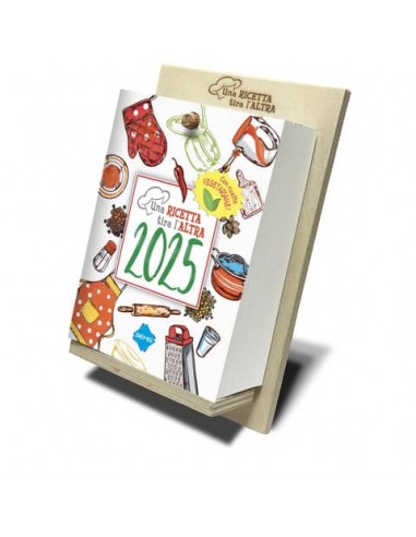 Calendario letterario giornaliero 2025 da tavolo Biembi ''Una ricetta tira l'altra'' - BN9265604