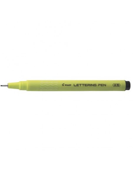 Penna punta in fibra Pilot Lettering colore nero 1 mm - 008465