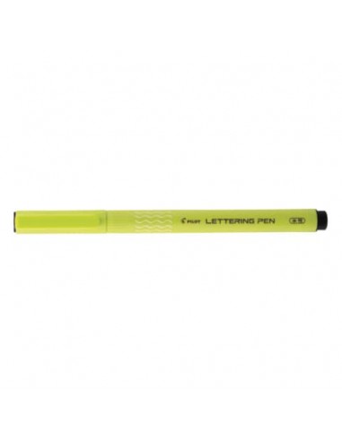 Penna punta in fibra Pilot Lettering colore nero 2 mm - 008466