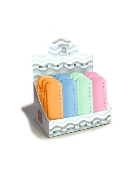 Espositore 12 astucci Pigna Monocromo Eva Collection colori assortiti - 0231206