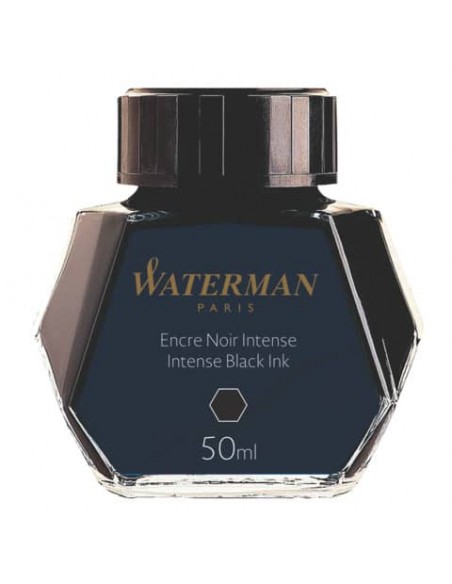 Inchiostro per stilografica Waterman flacone da 50 ml Waterman nero S0110710