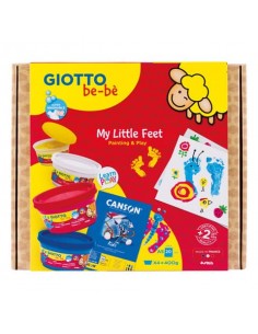 Set creativo gioca e colora Giotto Bebè My Little Feet F478800