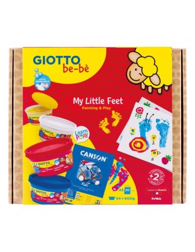 Set creativo gioca e colora Giotto Bebè My Little Feet F478800