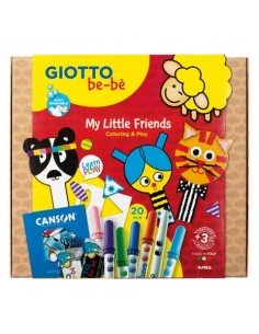 Set creativo gioca e colora Giotto Bebè My Little Friends F478700