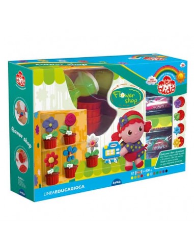 Pasta modellabile in gioco creativo Didò Flower Shop F350400