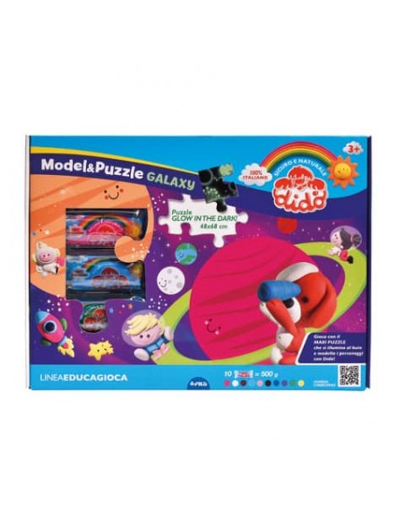 Pasta modellabile in gioco creativo Didò Model&Puzzle Galaxy F361100