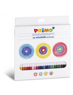 Matite colorate esagonali Primo minabella laccate - Ø 3