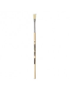 Pennello in setola a punta piatta Primo conf. 12 pz - N°6 241PQ6