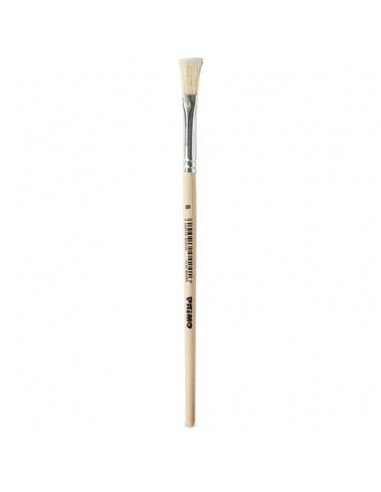 Pennello in setola a punta piatta Primo conf. 6 pezzi - N°8 241PQ8