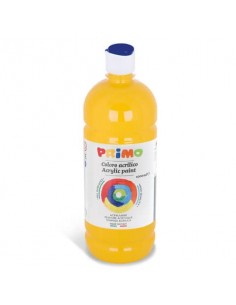 Colore acrilico Primo in bottiglia con tappo dosatore 1000 ml - 201 giallo 404TA1000201
