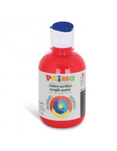 Colore acrilico Primo in bottiglia con tappo dosatore 300 ml - 380 scarlatto 400TA300380