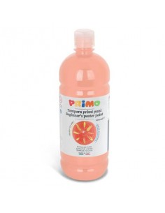 Tempera brillante in bottiglia in PET Primo Primi Passi 1000 ml rosa carne 204BR1000331