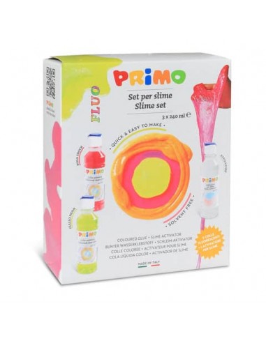 Set colla per slime Primo colori fluo -  3314SLIMESET3