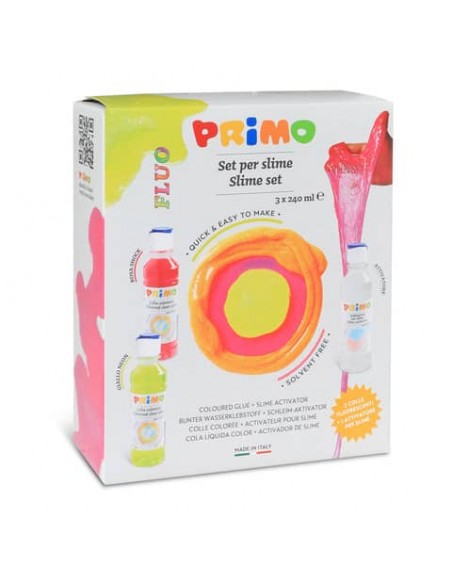 Set colla per slime Primo colori fluo -  3314SLIMESET3