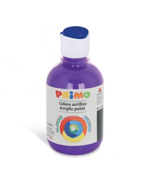 Colore acrilico Primo in bottiglia con tappo dosatore 300 ml - 400 viola 400TA300400
