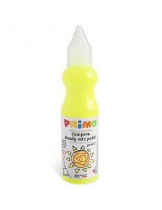 Tempera brillante Primo in bottiglia con beccuccio 50 ml giallo fluo 2001BRF50210
